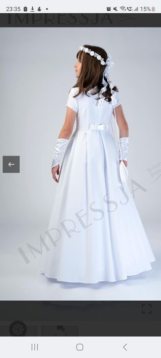 Alba sukienka komunijna Impressja sr-40  146