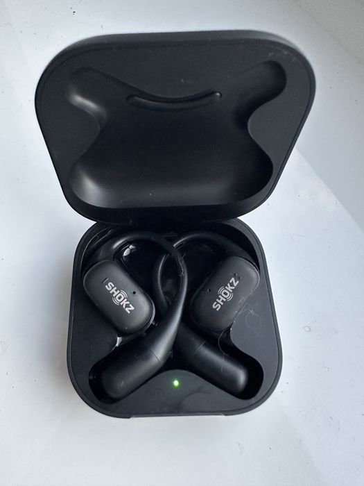 Słuchawki bezprzewodowe Shokz OpenFit czarne, open ear