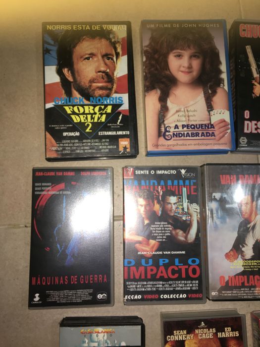 Filmes raros VHS anos 90  cada 30€