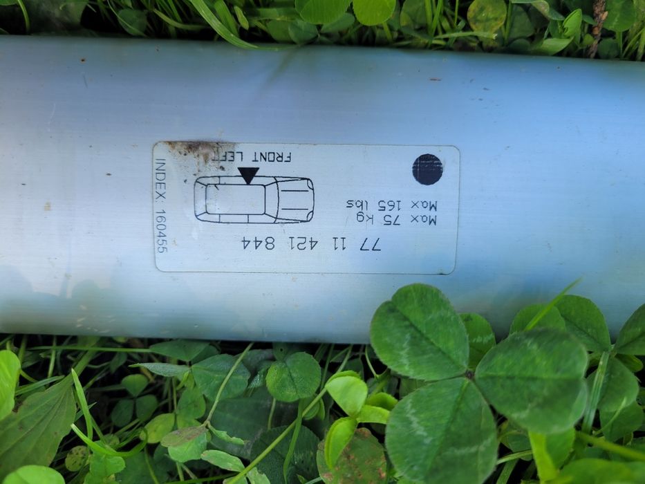 Relingi dachowe do Renault Laguna 3 oryginalne