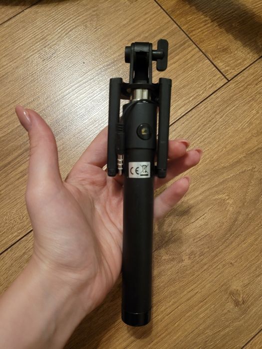 Selfie stick wydłużany czarny