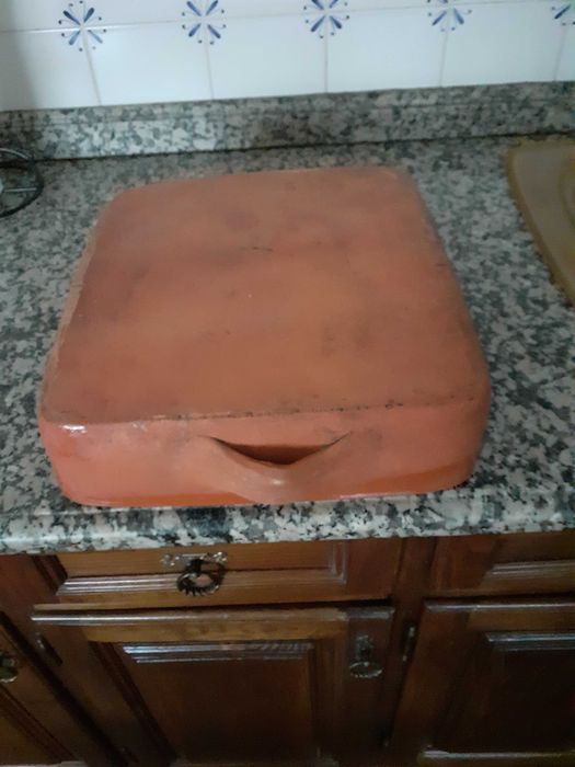 Assadeira de barro - nova