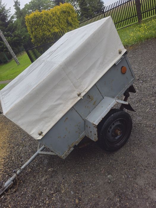 Przyczepka lekka SAM DMC 630 kg – dokumenty, plandeka do samochodu lub quada