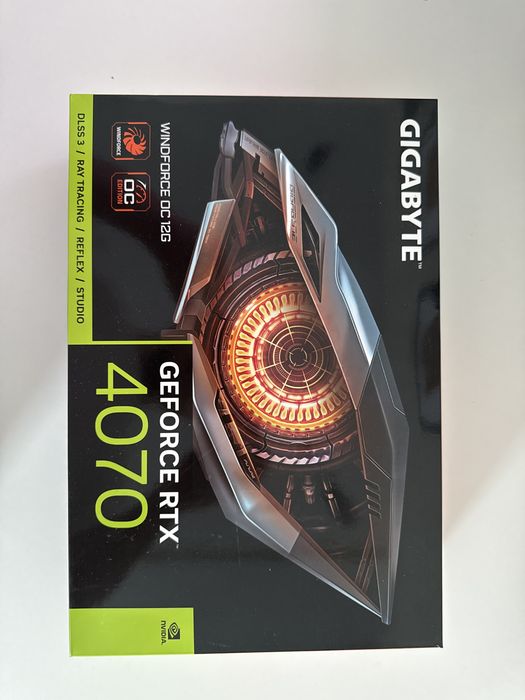 Gigabyte GeForce RTX 4070 WINDFORCE OC 12GB GDDR6X. Офіційна гарантія до 22.02.2028.