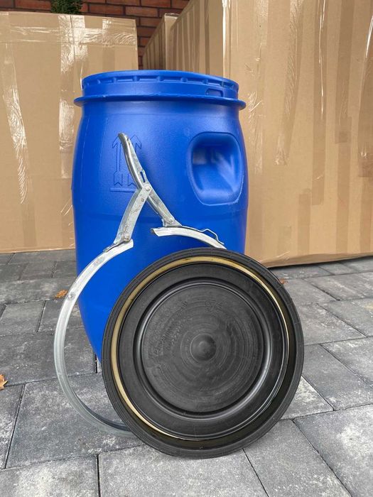 Beczki plastikowe używane, czyste 30L 60L 70L, 80L, 100L, 150L, 200L