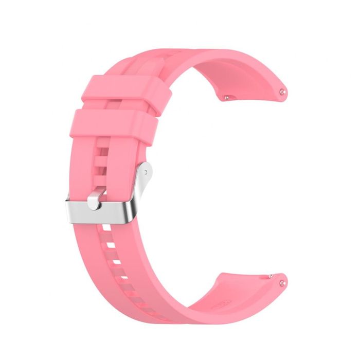 Bracelete 22mm em silicone, WATCH GT (Nova) Rosa