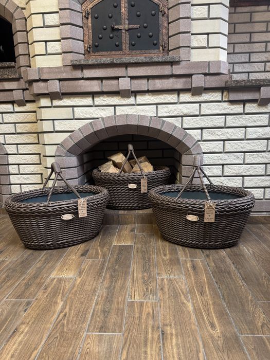 Дровниця овальна 30л