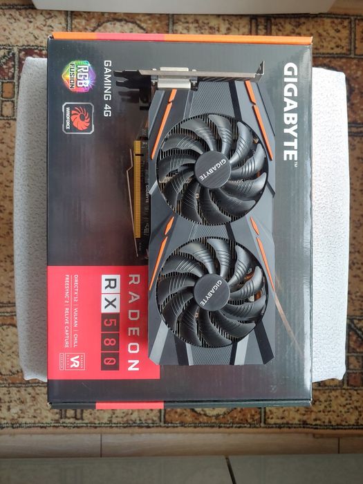 Відеокарта Gigabyte RX580 4gb (RX470,480,570).