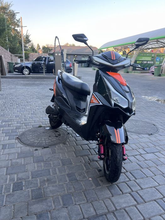 Електроскутер telbi запас до 120км (60ah)2000w
