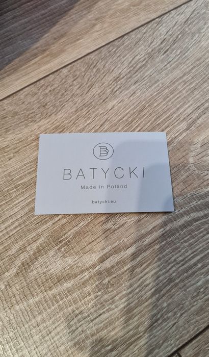 Torba do ręki lub na lunch śniadanie. Batycki.  W paski Biało Czerwona