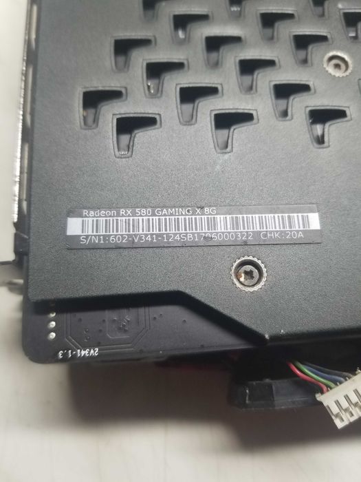 Відеокарта rx 580 8gb MSI