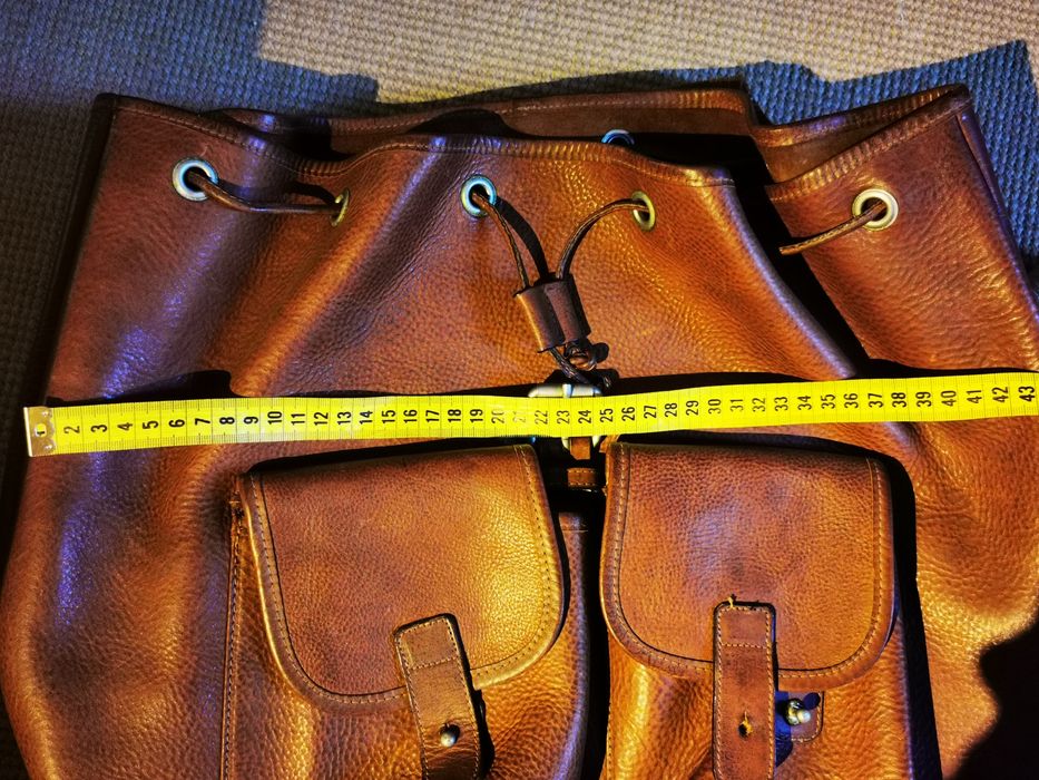Mochila de pele vintage - Banana Republic