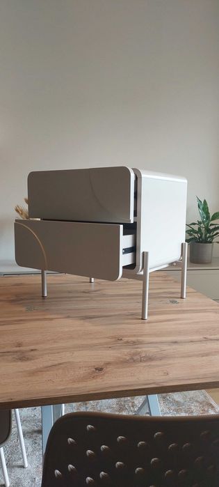 szafka nocna 1 szt wykonane z mdf pokryte powłoką melaminową. Nowoczesny design