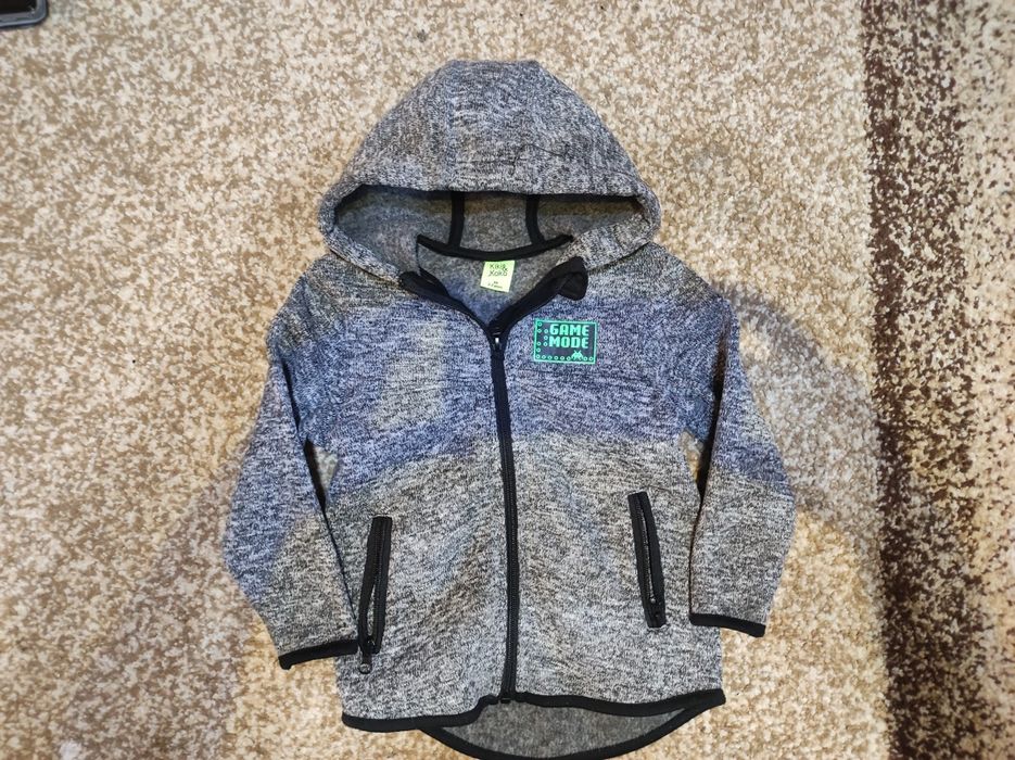 Bluza szara grafitowa czarna rozmiar 98