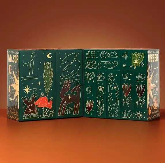 Адвент календар Коляда Mr.SCRUBBER набір косметики
