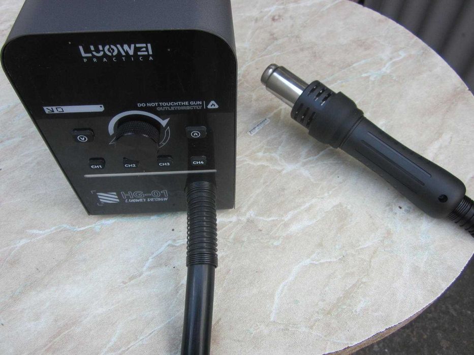 Термофен Паяльный Фен LUOWEI HG-01 компрессорный 25года
