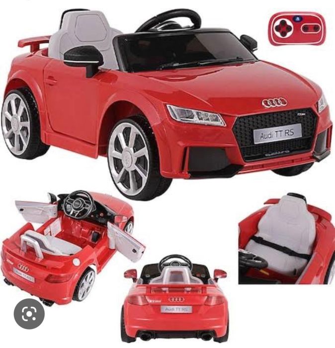 Carro eletrico ATTA Audi TT RS vermelho