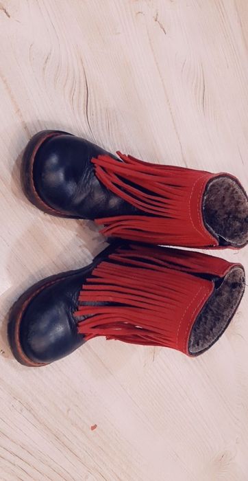 Buty buciki zimowe kozaki dziecięce dziewczęce zarro 27