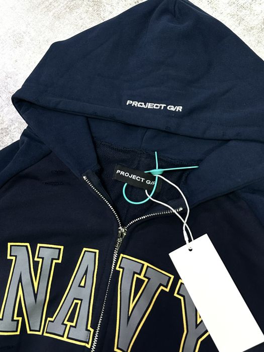 Худі кофта hoodie Grailz Project G/R NAVY opium archive balenciaga erd