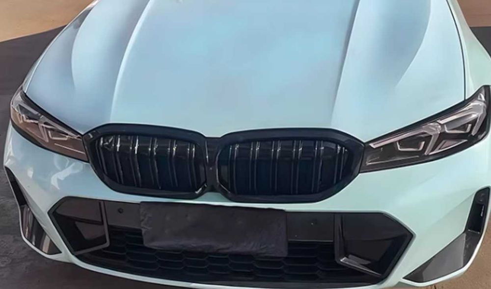 NERKI GRILL Zderzaka BMW G20 G21 2022/2024 + LCI LIFT Czarny Połysk MP