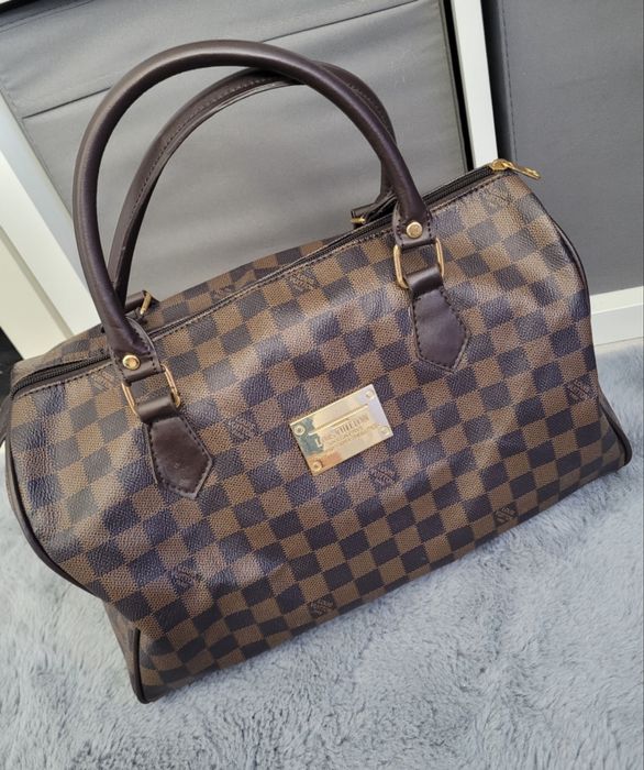Brązowy kuferek Louis Vuitton