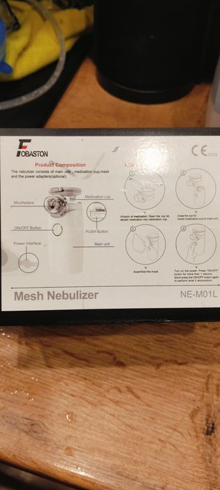 Inhalator nebulizator przenośny mesh katarek nebucare