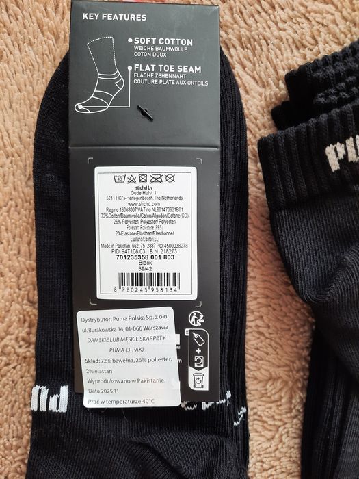 Skarpety Puma rozm 39-42