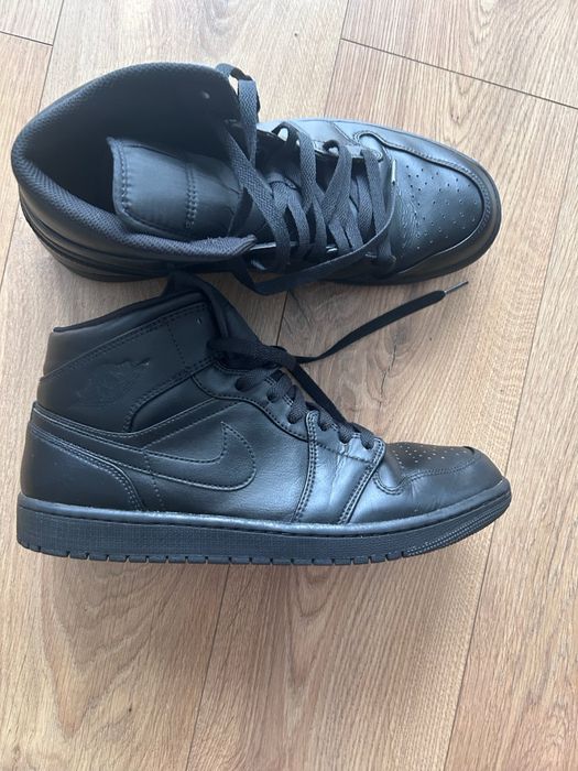 Nike Jordan 1 Mid Tripple Black 45,5.