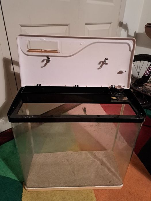 Aquário com tampa
