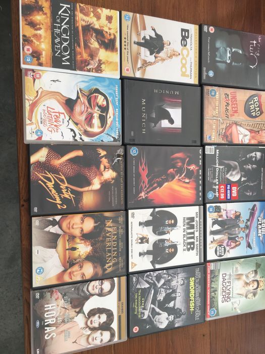 DVDs originais, coleção 144un