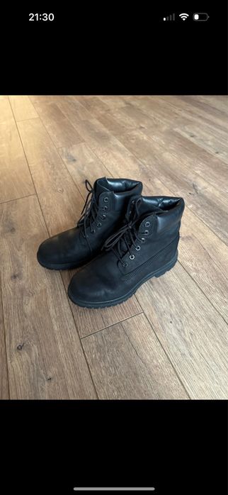 Buty damskie Timberland czarne skóra naturalna waterproof trapery
