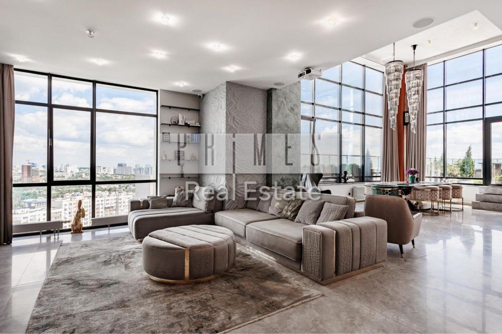 Ексклюзивний дворівневий пентхаус 250 м² | Park Avenue VIP | Тераса 67 м²