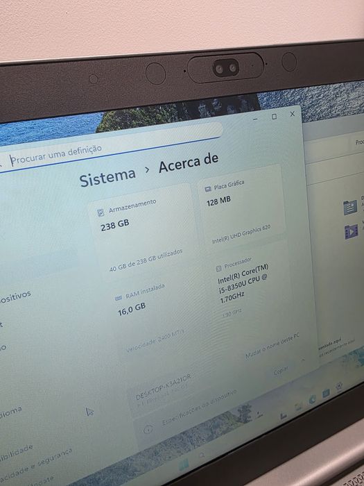 PC Portátil  HP G7 - i5 8th 16gbram