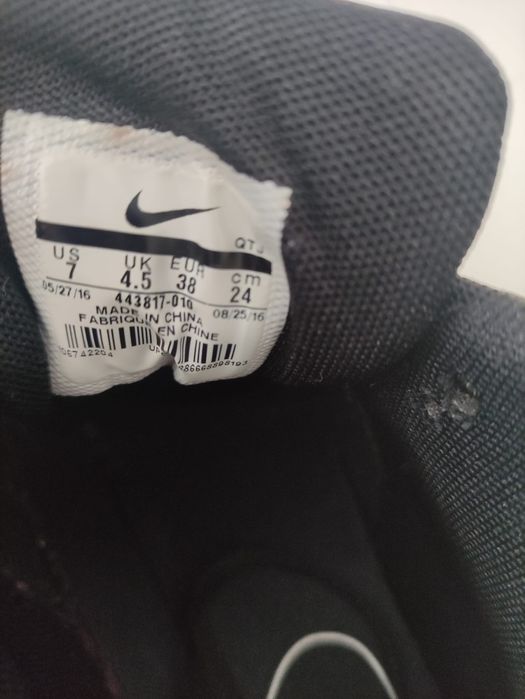 Ténis  pretos Nike Air Force tamanho 38