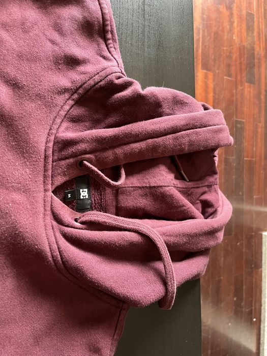 Sweat DC com carapuço tamanho M vermelha