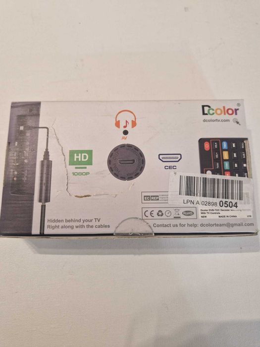 dekoder cyfrowy TV naziemnej DVBT2/C