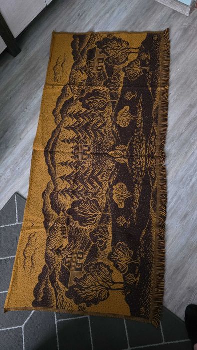 Kilim łowicki, narzuta wełniana