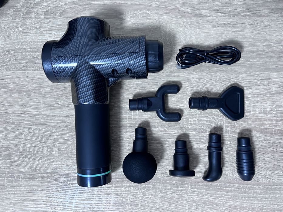 Перкусионный, пистолет массажер, электромассажер, вибро массаж. ОПТ