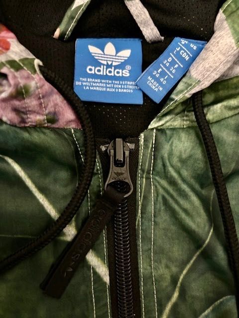 KURTKA, wiatrówka Adidas Originals w kwiaty NOWA  AJ8875 unikat