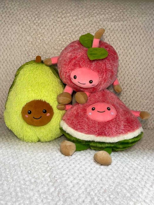 М'які іграшки фрукти