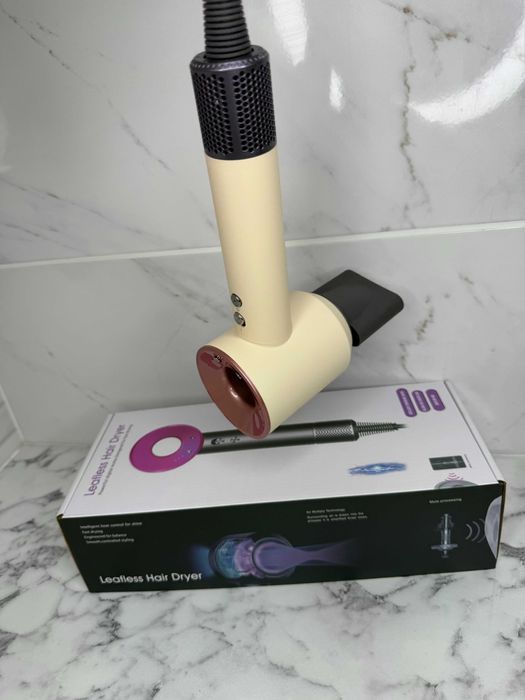 Новинка! Фен Super Hair Dryer 1 насадка Ceramic Pink Sakura — замовляй