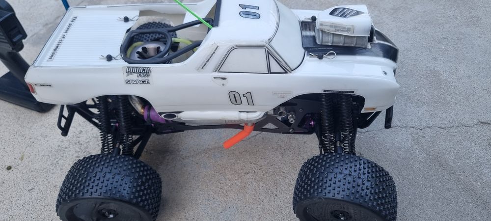 Hpi savage x  4.6 com rotostarter