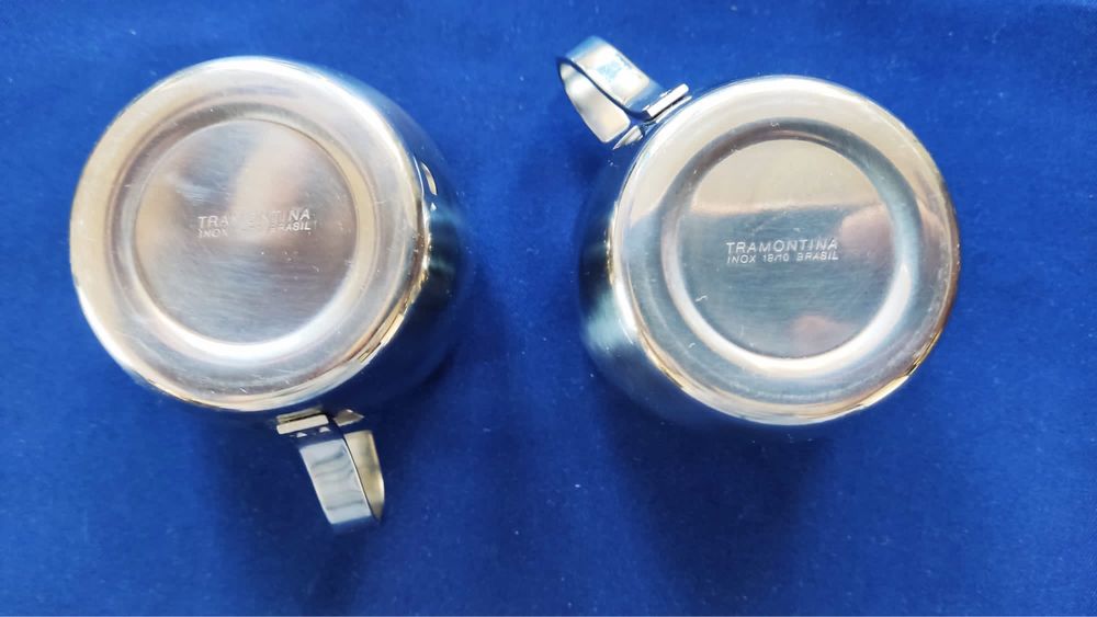 Filiżanki ze stali nierdzewnej Tramontina Inox Brasil