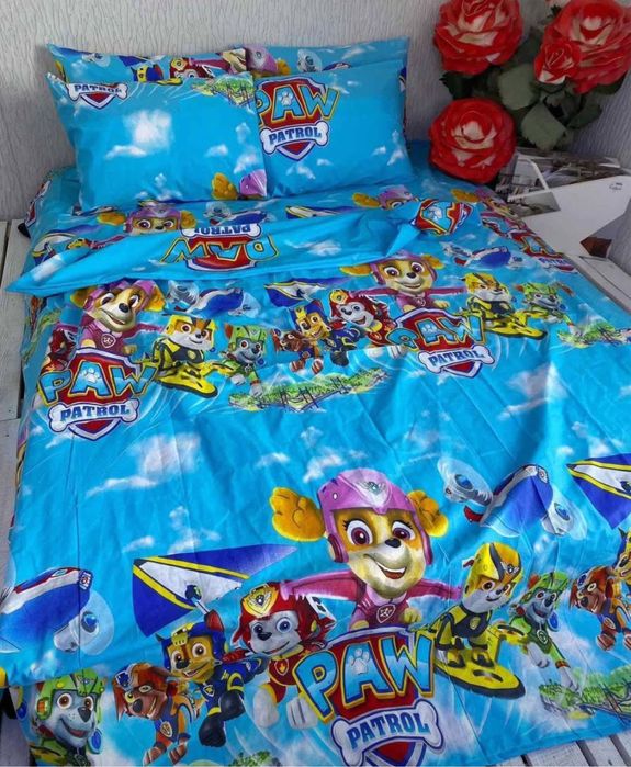 Постільна білизна,постель,дитяча,полуторка,односпальна,мікімаус,котики