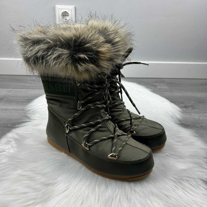 Жіночі оригінальні зимові черевики для снігу Moon Boot