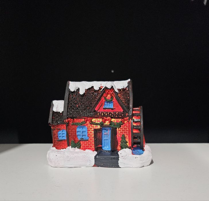 Ozdoba świateczna - Mini domek Bożonarodzeniowy