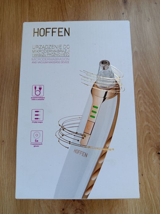Urządzenie do mikrodermabrazji i masażu próżniowego uroda