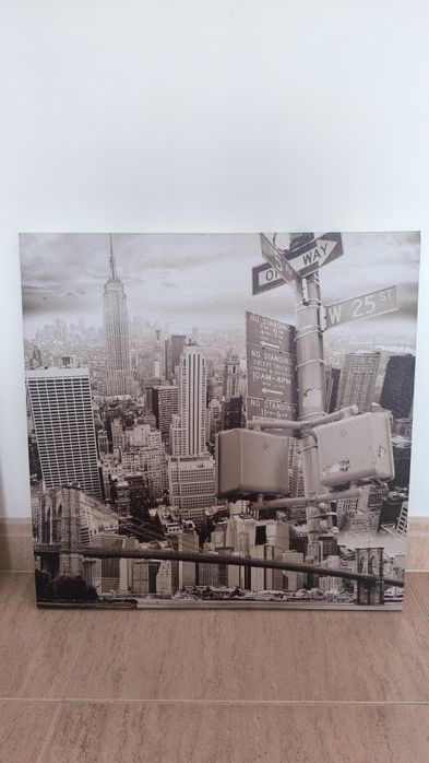 2 telas decorativas 64× 64 cm