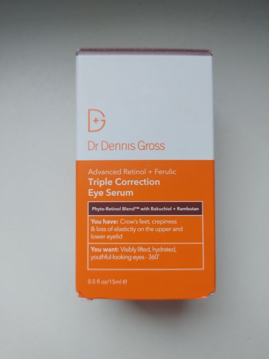 Dr Dennis Gross Advanced Retinol + Ferulic Serum pod oczy korygujące
