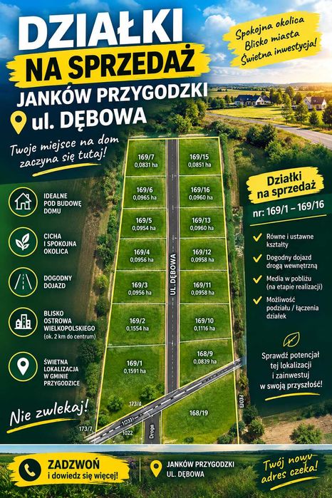 Działka budowlana Janków Przygodzki |  Warunki zabudowy